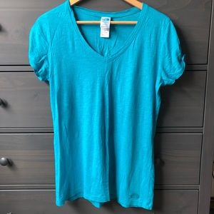 North Face blue tee